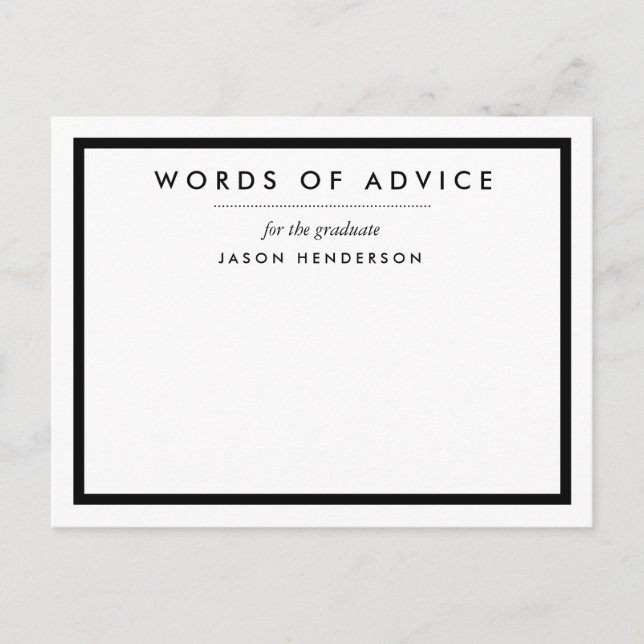 Abschluss-Ratgeber Hinweiskarte (Vorderseite)