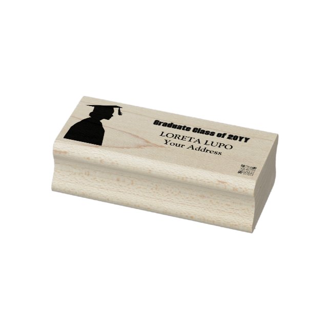 Abschluss Rücksendeadresse Briefmarke Gummistempel (Stempel)