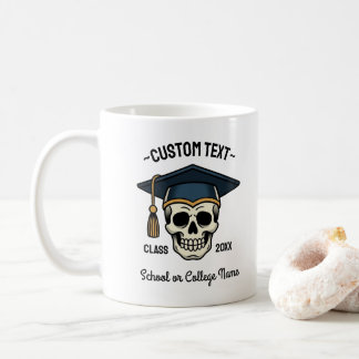 Abschluss-Schädel Benutzerdefinierter Name Jahr Sc Kaffeetasse
