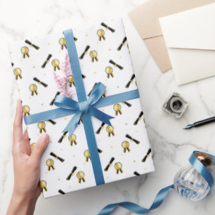 Abschluss-Schärpe Sterne Geschenkpapier