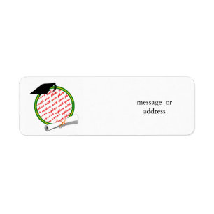 Abschluss School Colors Green & Gold Frame