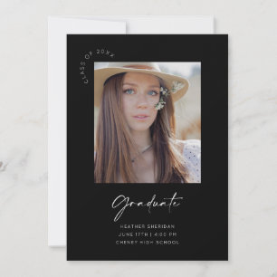 Abschluss Senior Class Foto Announccard Save The Date