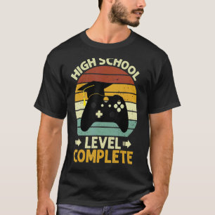 Abschluss Senior Gamer High School Grad T-Shirt