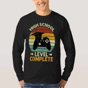 Abschluss Senior Gamer High School Grad T-Shirt