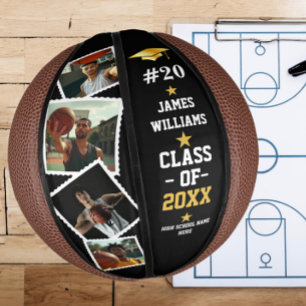 Abschluss Senior Individuelle Name, Anzahl & 4 Fot Mini Basketball