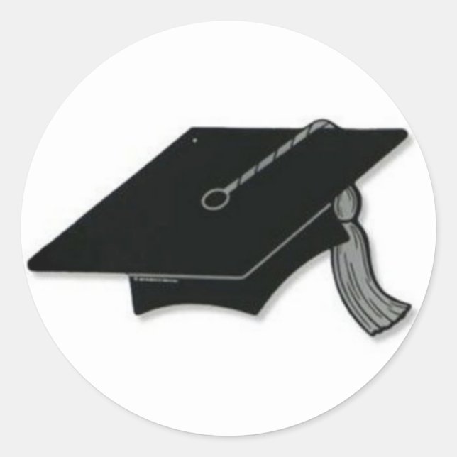 Abschluss Siegel Runder Aufkleber (Vorderseite)