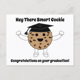 Abschluss Smart Cookie Funny Personalisieren Postkarte