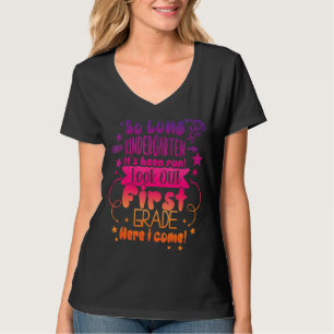 Abschluss so lange Kindergarten erste Klasse hier T-Shirt