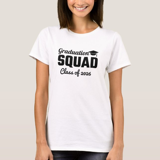 Abschluss-Squad-T-Shirt T-Shirt (Vorderseite)