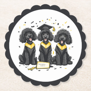 Abschluss Standard Poodle Hunde Untersetzer