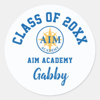 Abschluss Stickers Aim Academy, Custom