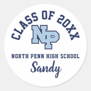 Abschluss Stickers North Penn High School, Custom