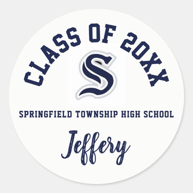 Abschluss Stickers Springfield High School (Vorderseite)