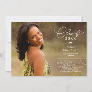 Abschluss-Stil Abschlussankündigung Einladung