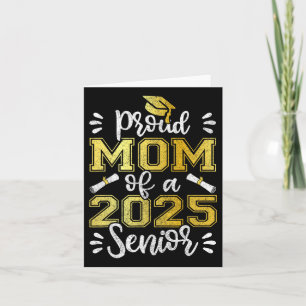 Abschluss stolz Mama eines hohen Shirts 2025 Karte