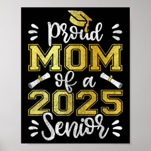 Abschluss stolz Mama eines leitenden Shirts 2025, Poster