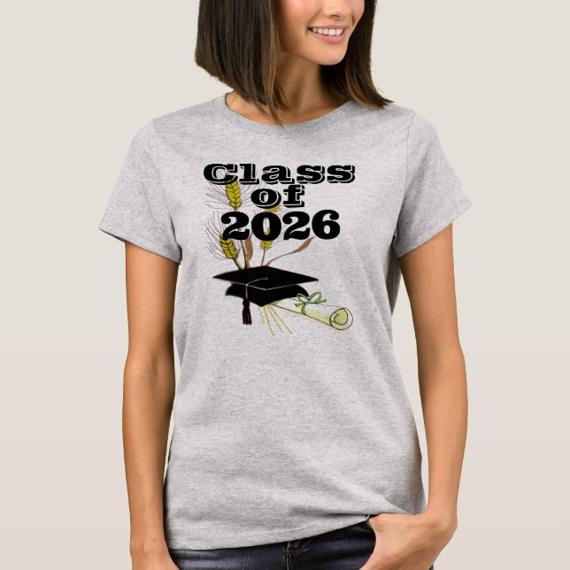 Abschluss T - Shirt und Geschenke (Vorderseite)