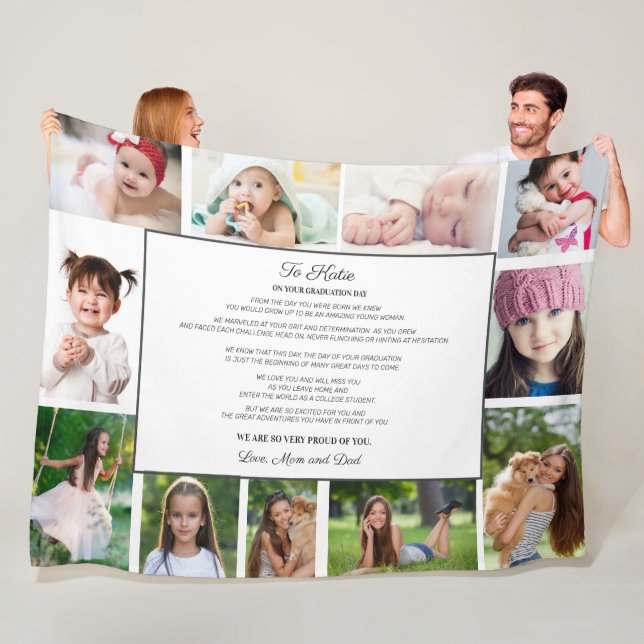 Abschluss Tag 11 Foto zu Tochter Fleecedecke (Beispiel)