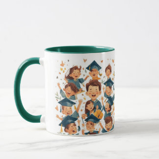 Abschluss-Tag Postkarte Tasse
