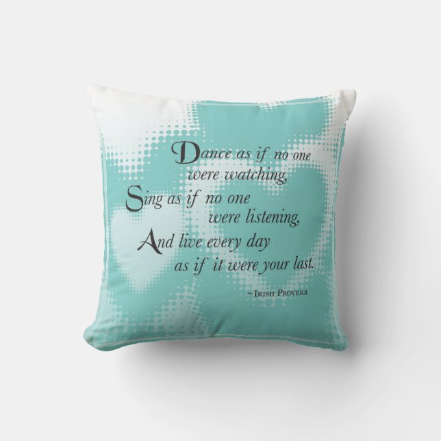 Abschluss-Tanz, Square-Geschenk Kissen (Vorderseite)