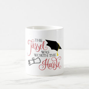 Abschluss-Tasse die Quaste war die Mühe wert Tasse