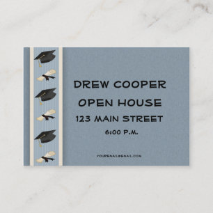 Abschluss teilen Blau aus Telefonnummerkarte