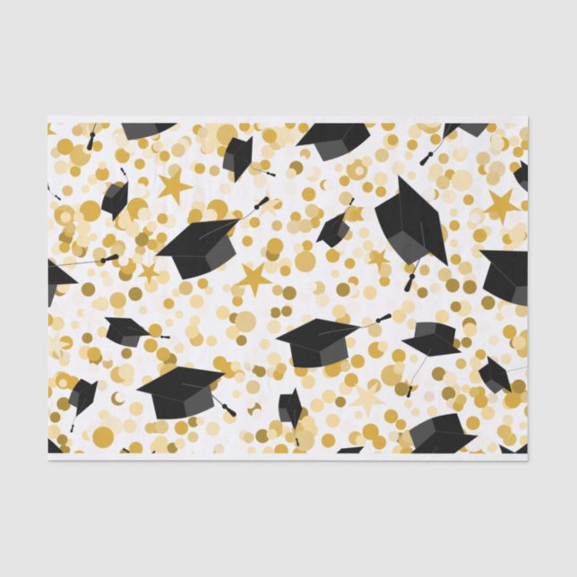 Abschluss Theme Stars und Cap  Seidenpapier (Vorderseite)