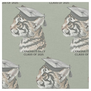 Abschluss Tiger Fabric Stoff