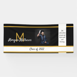 Abschluss Traditionelles Schwarz Banner