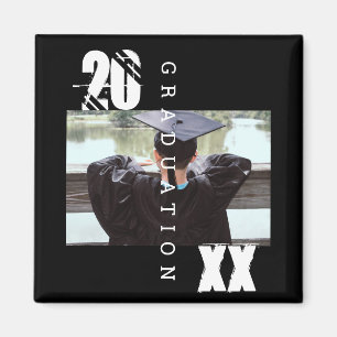 Abschluss-Typografie 2025 Fette Foto-Magnet Magnet