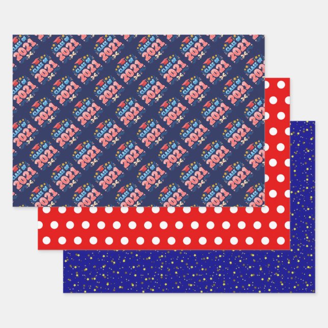 Abschluss-Umschlagpapier Geschenkpapier Set (Set)