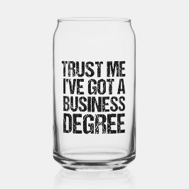 Abschluss Uni Graduate der Funny Business School Dosenglas