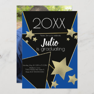 Abschluss Uni Highschool Celebration Foto Einladung