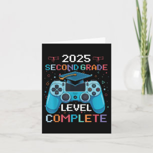 Abschluss-Video-Gamer-Boy-Graduation der zweiten S Karte