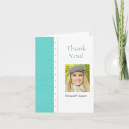 Abschluss Vielen Dank Blocks Fotokarte Dankeskarte