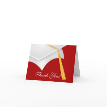 Abschluss Vielen Dank, dass Sie die Karte als weiß