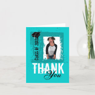 Abschluss Vielen Dank, dass Sie die Karte Foto Aqu