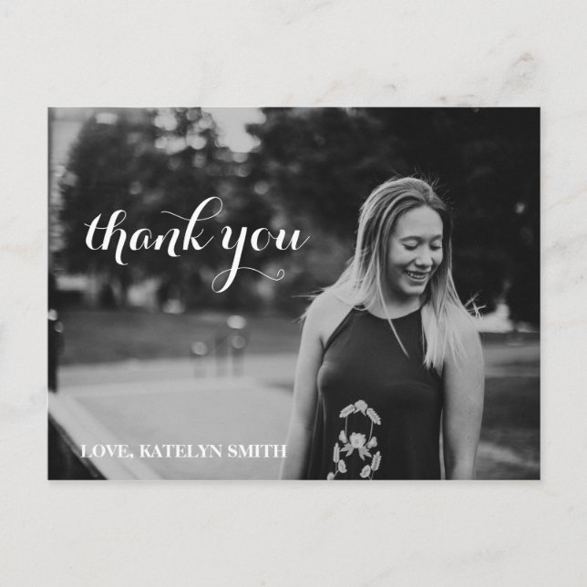 Abschluss Vielen Dank, dass Sie Karten posten (Vorderseite)