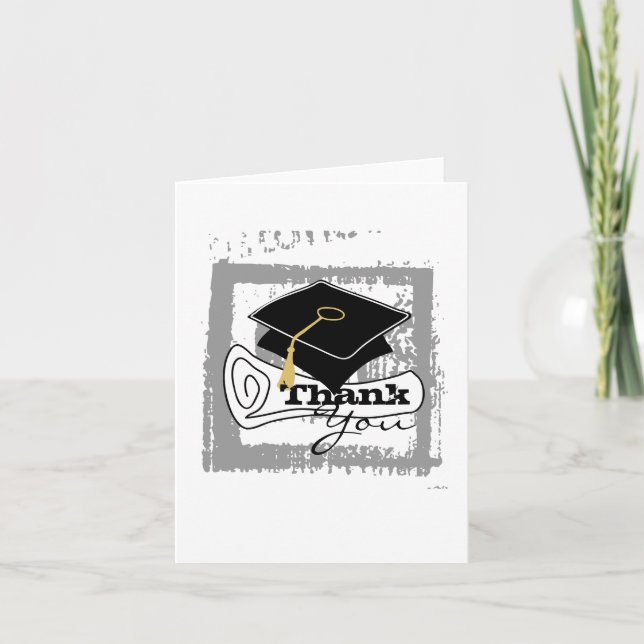 Abschluss Vielen Dank Ihr Kartendiplom 1 Dankeskarte (Vorderseite)