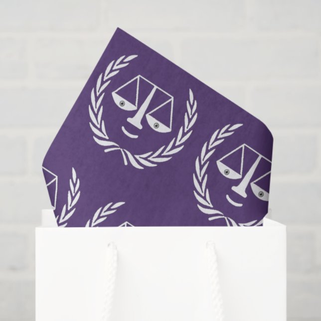Abschluss von Jurastudien - Geschenkpapier Seidenpapier (Geschenk Tasche)