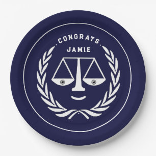 Abschluss von Law School Blue Paper Teller