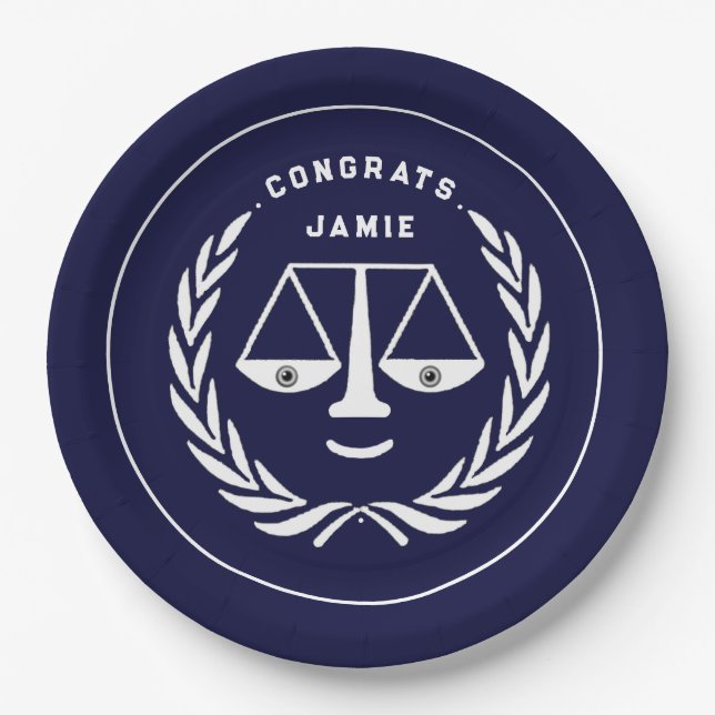 Abschluss von Law School Blue Paper Teller (Vorderseite)
