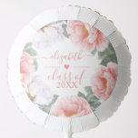 Abschluss von Pink Floral Ballon<br><div class="desc">Eleganter Foto-Tassel Topper,  perfekt für Uni oder High School.</div>
