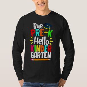 Abschluss von Pre K Hello Kindergarten zurück zum T-Shirt