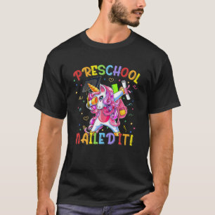 Abschluss-Vorschulklasse 2021 Dabbing Unicorn T-Shirt