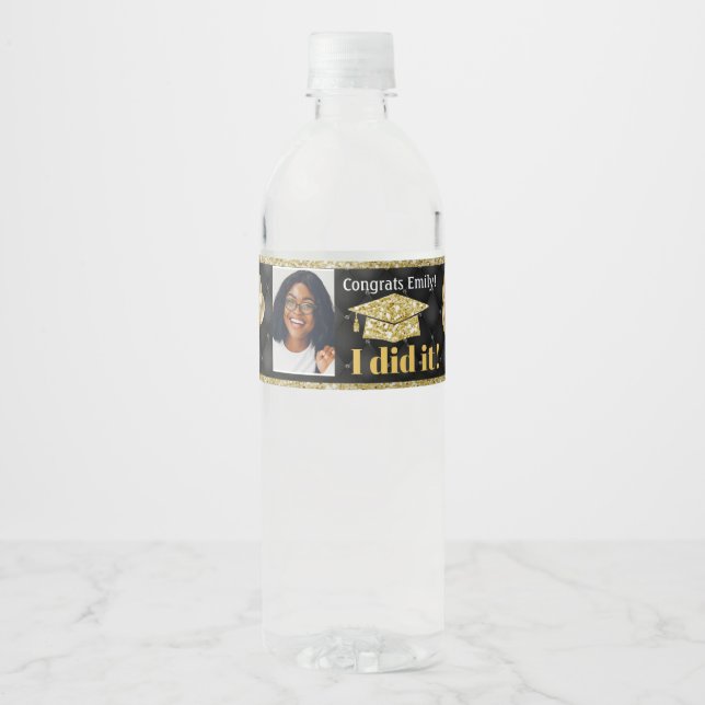 Abschluss Wasser Flaschen Etikett (b11) (Vorderseite)