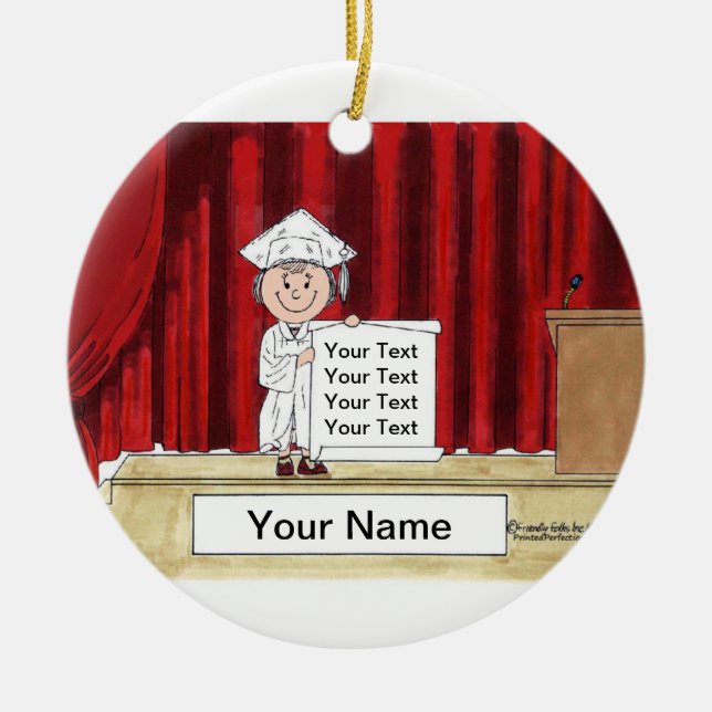 Abschluss — Weiblich Keramik Ornament (Vorne)