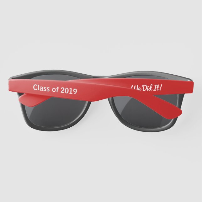 Abschluss, wir haben eine Sonnenbrille gemacht (Rückseite)