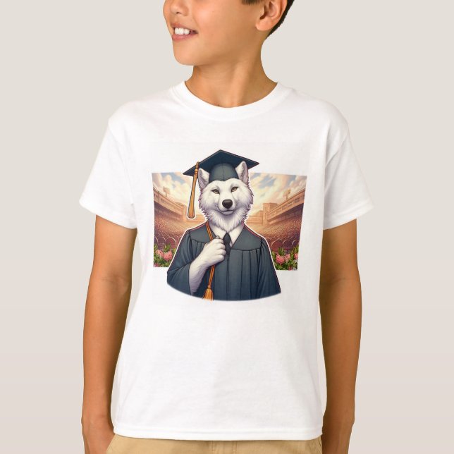 Abschluss Wolf T-Shirt (Vorderseite)