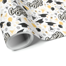 Abschluss Wrapping Paper Geschenkpapier